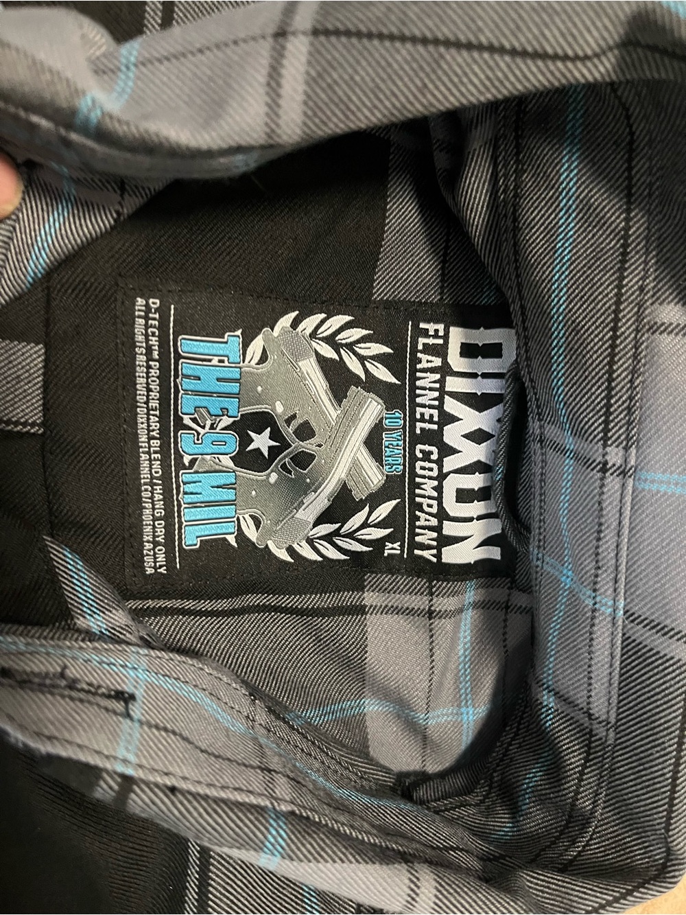 DIXXON The 9 MIL Flannel Shirt, NWT, XL - Picture 6 of 10